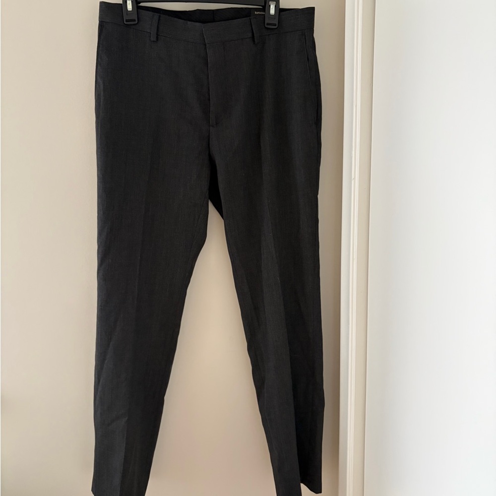 Classic Dark Gray Dress Pants